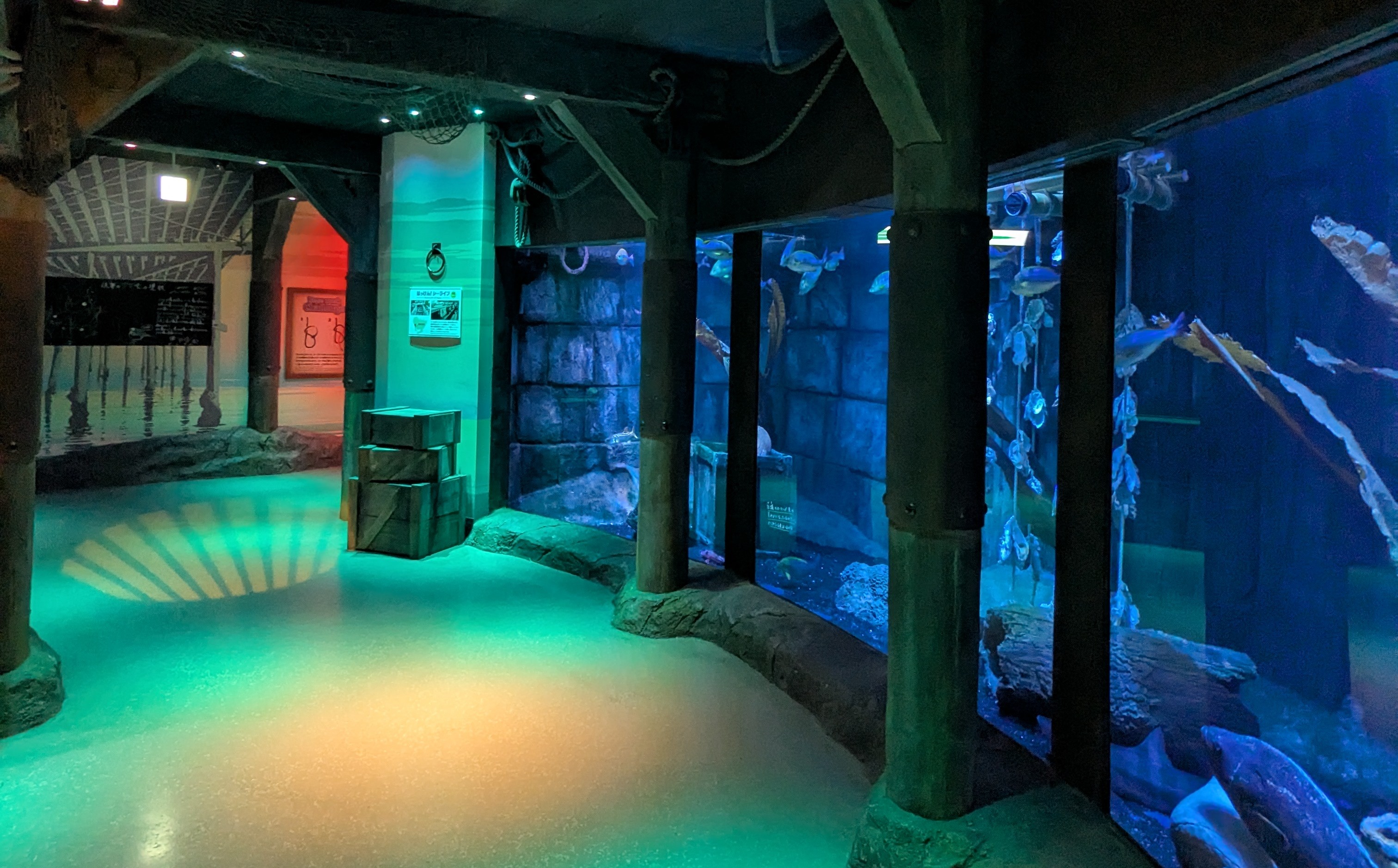 sea life nagoyaの港ゾーン