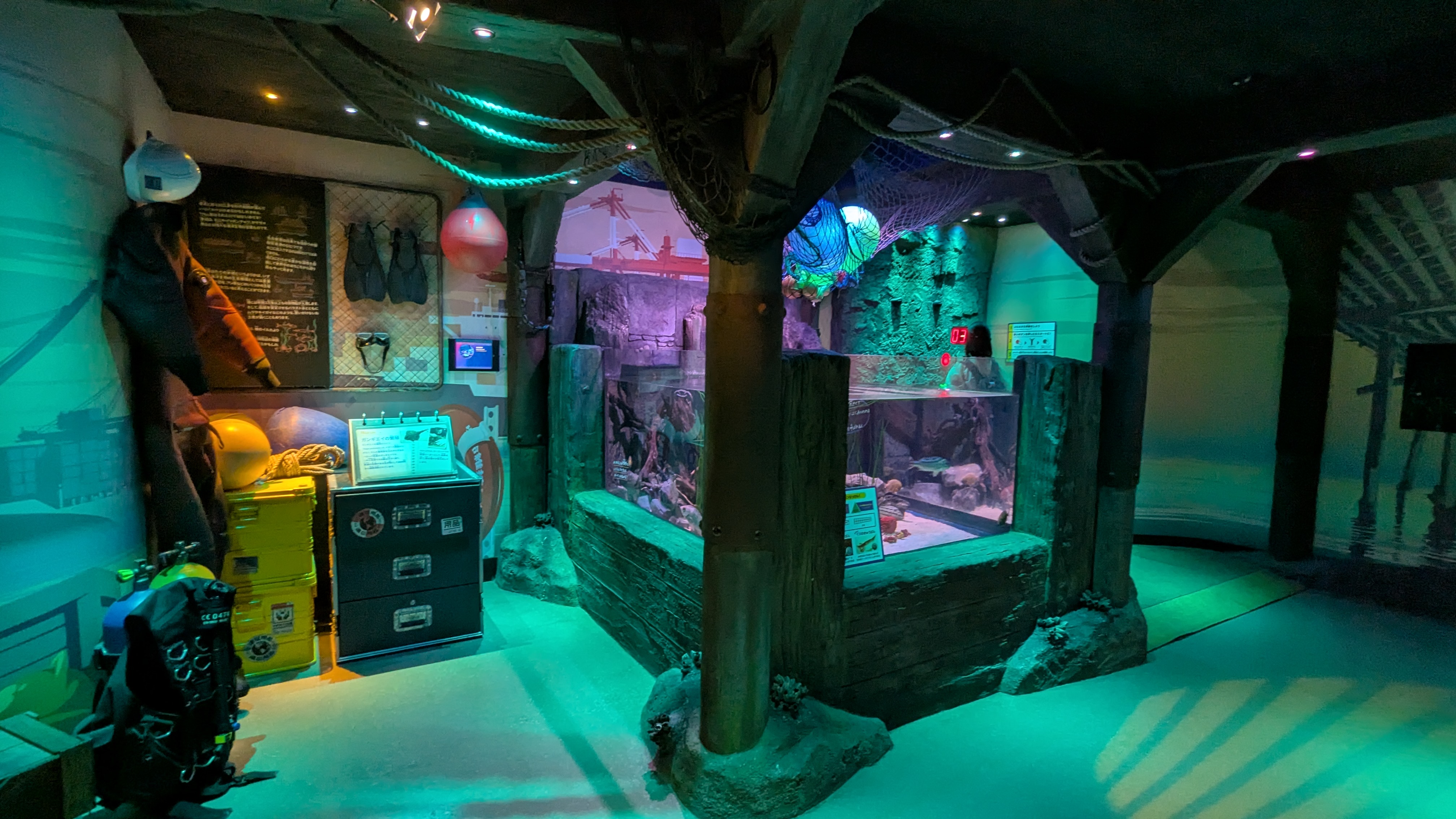 sea life nagoyaの港ゾーン